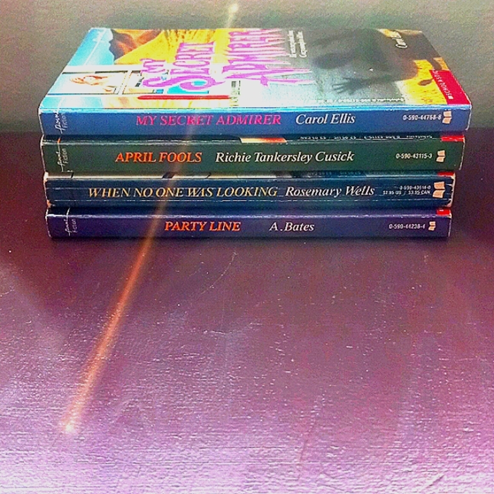 Four vintage young adult assorted horror novels